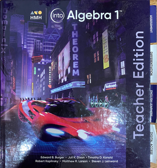 Teacher Edition 2020 (Into Algebra 1)
