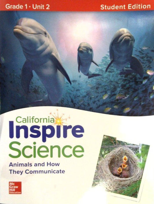 California Inspire Science Grade 1 Unit 2