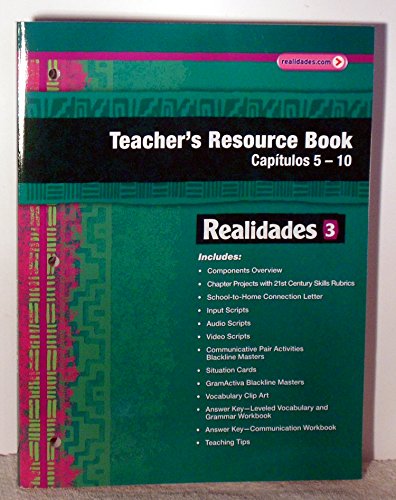 Realidades 3 Teacher's Resource Book Volume 2 Capitulos 5-10 — ISBN 9780133203714