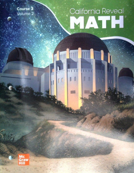 California Reveal Math Course 3 Volume 2 — ISBN 9781266518829