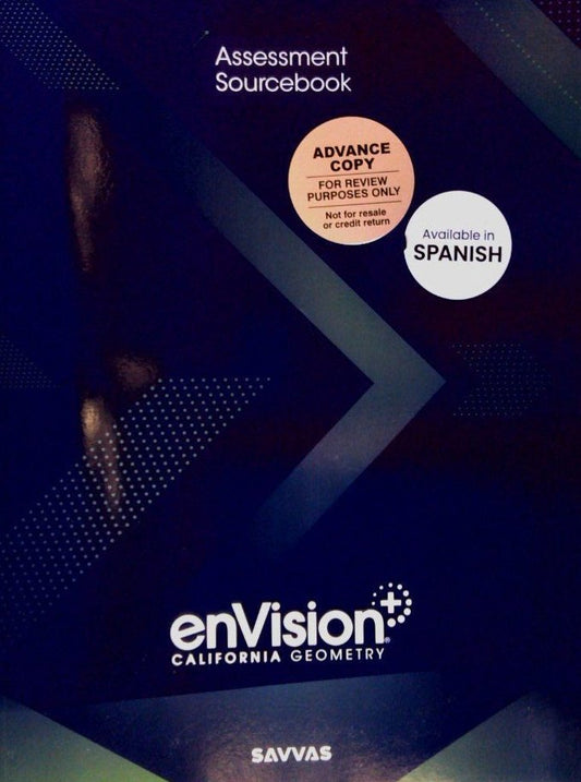 enVision California Geometry Assessment Sourcebook