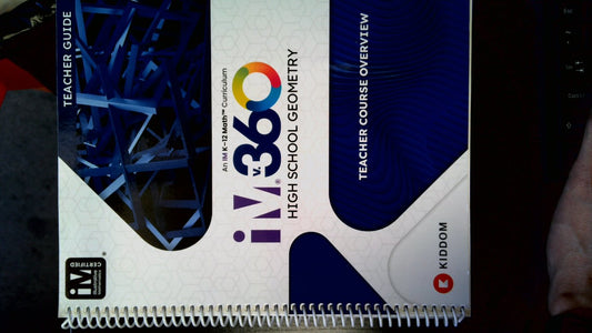 High School Geometry Teacher Course Overview — ISBN 9798893874181