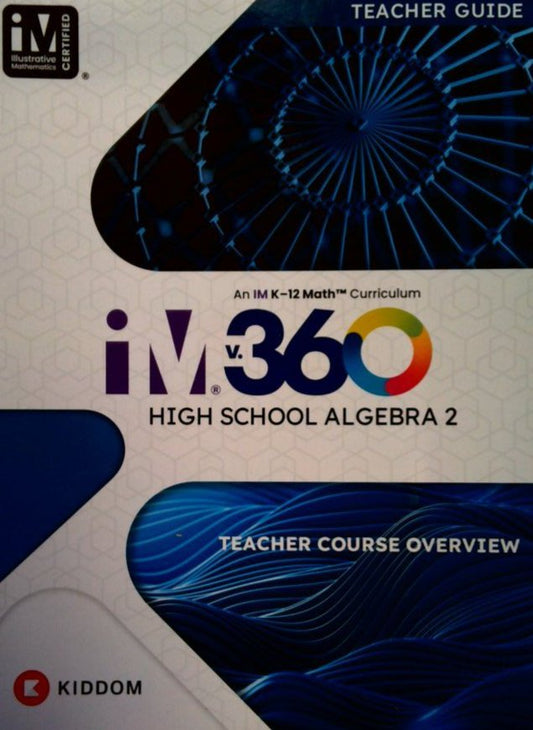 High School Algebra 2 Teacher Course Overview — ISBN 9798893874235