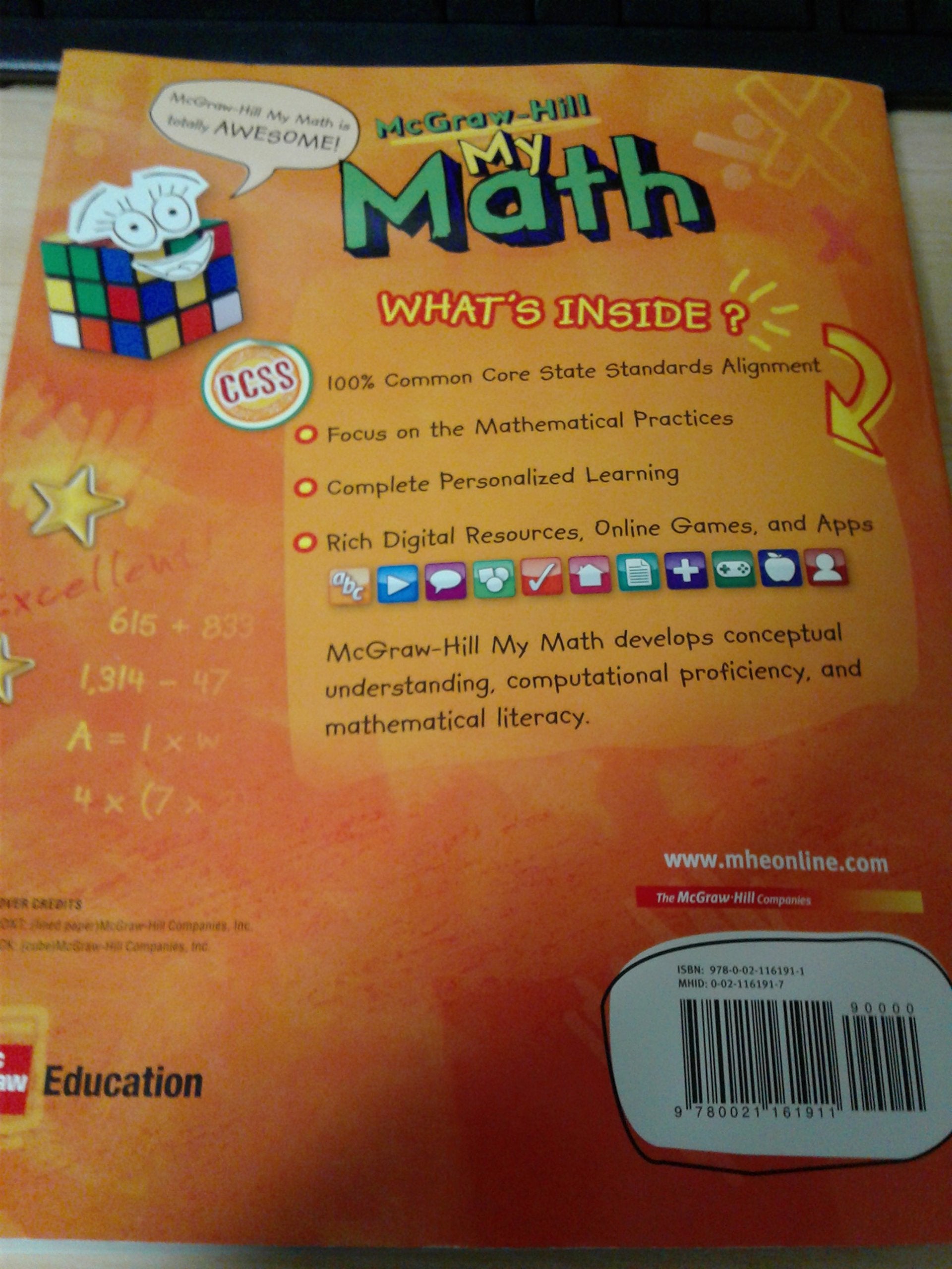 My Math, Vol. 2, Grade 3 (ELEMENTARY MATH CONNECTS) [Paperback] Education, McGraw Hill