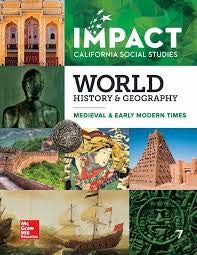 McGraw Hill Impact World HIstory and Geography Medieval and Early Times Grade 7 Teacher Edition [Textbook Binding] Jackson J. Spielvogel; Jay McTighe; Dinah Zike and Douglas Fisher