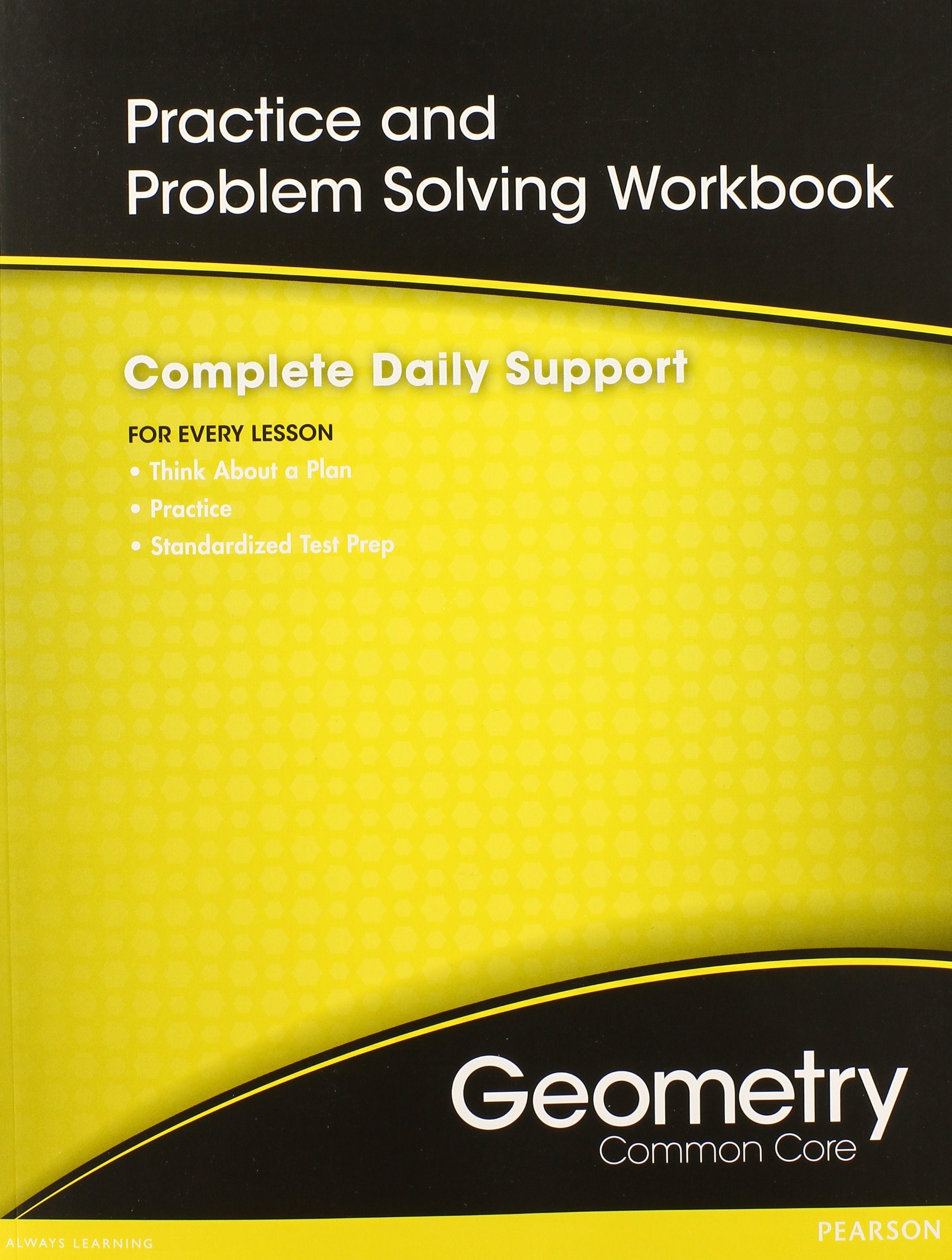 HIGH SCHOOL MATH COMMON-CORE GEOMETRY PRACTICE/PROBLEM SOLVING WORKBOOK GRADE 9/10 [Paperback] Unknown