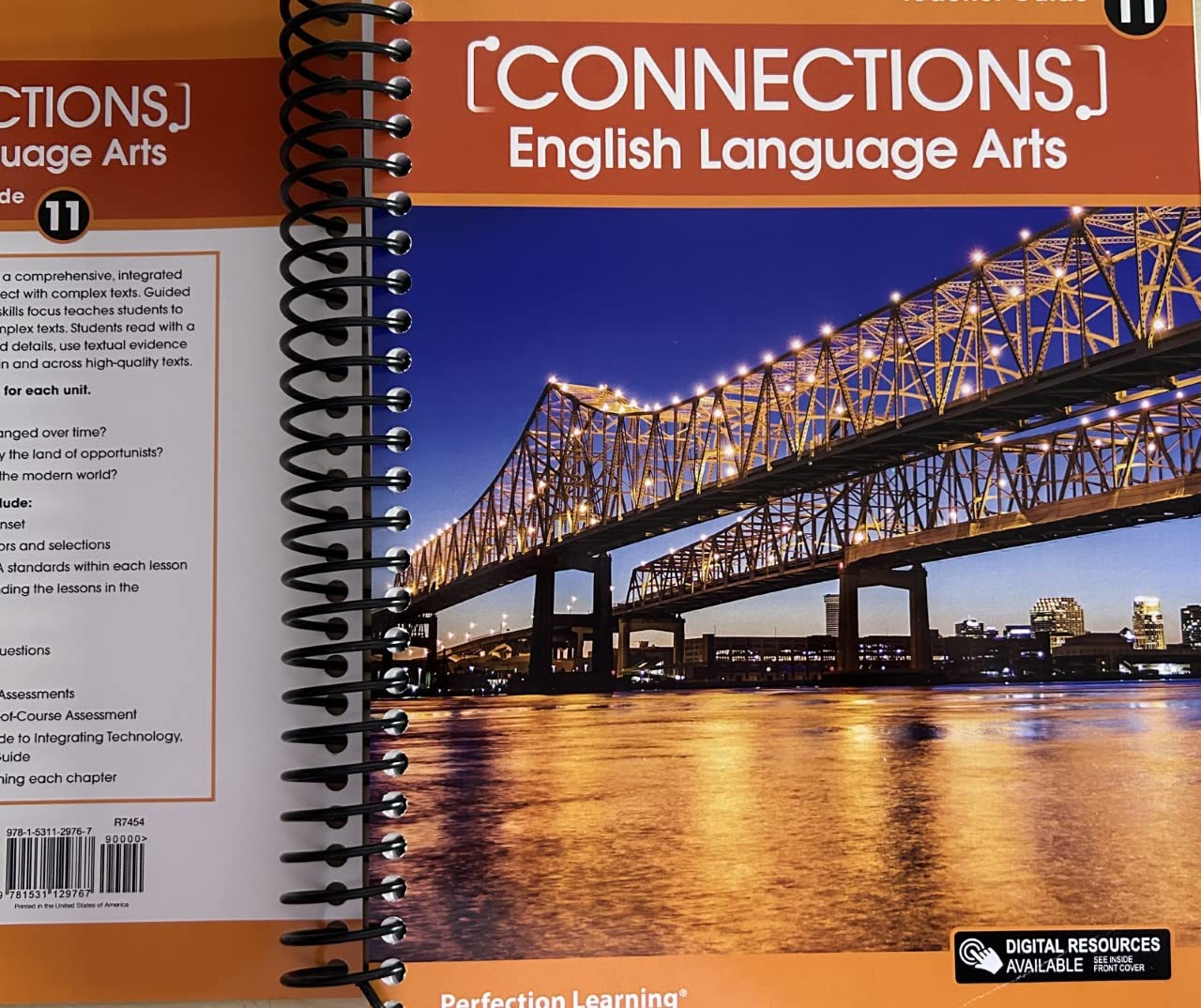 Connections English Language Arts Teacher Guide Grade 11 [Spiral-bound] Perfection