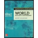 World History and Geography Ancient Civilizations Test and Quizzes [Unknown Binding] Jackson J. Spielvogel