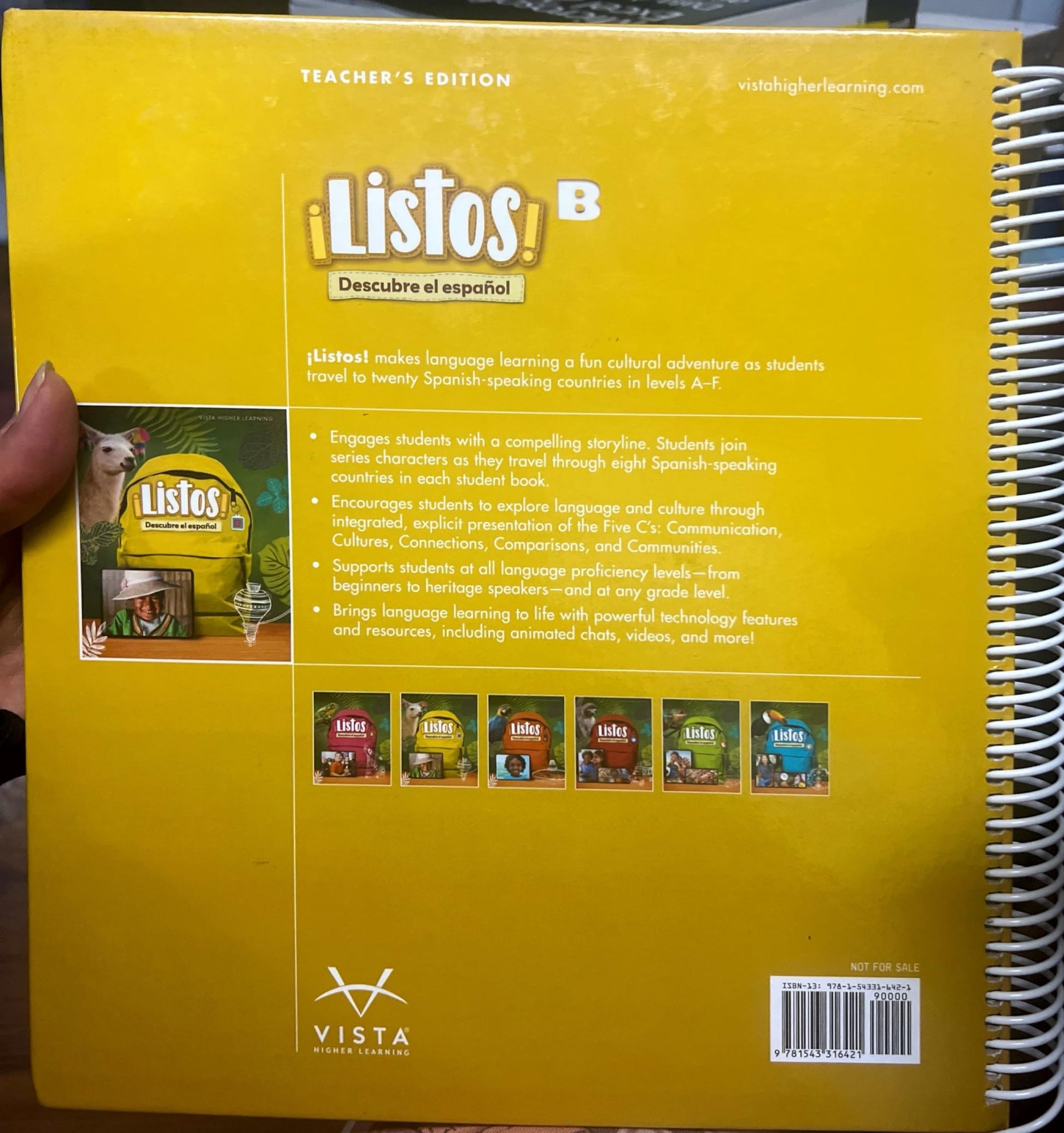 Listos, Descubre el Español ,Teacher´s Edition B [Staple Bound] Sharla Zwirek and Karys Acosta Jose A. Blanco