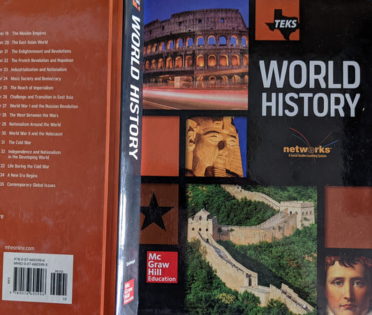 TEKS, World History, c. 2016 [Hardcover] McGraw-Hill Education