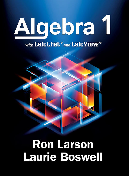 Algebra 1 with CalcChat and CalcView Spanish Student Edition [Hardcover] Ron Larson