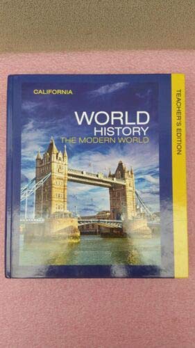 World History The Modern World California Teacher\'s Edition [Textbook Binding] Pearson Education