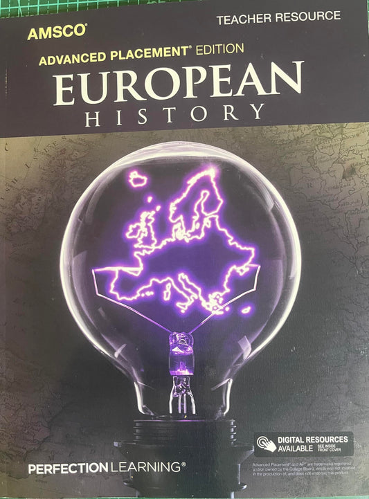 Advanced Placement European History, Teacher Resource [Perfect Paperback] Perfection Learning