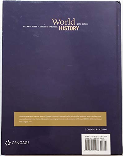 WORLD HISTORY [Unknown Binding] Jackson J. Spielvogel