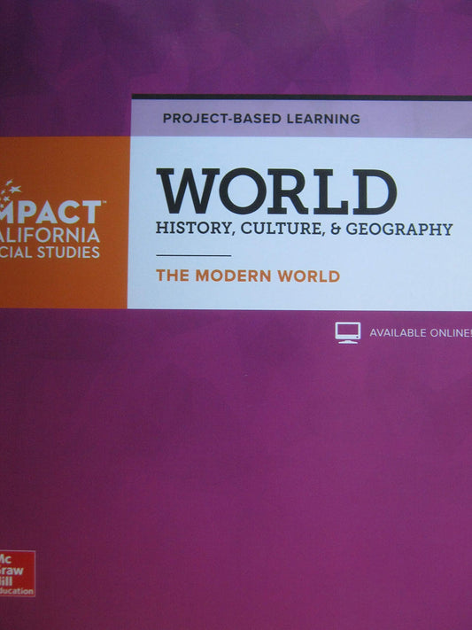 World History, Culture, & Geography The Modern World California Project_Based Learning [Paperback] McGraw-Hill