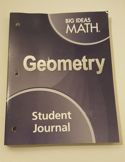 Big Ideas Math: Geometry Student Journal [Paperback] Big Ideas Learning