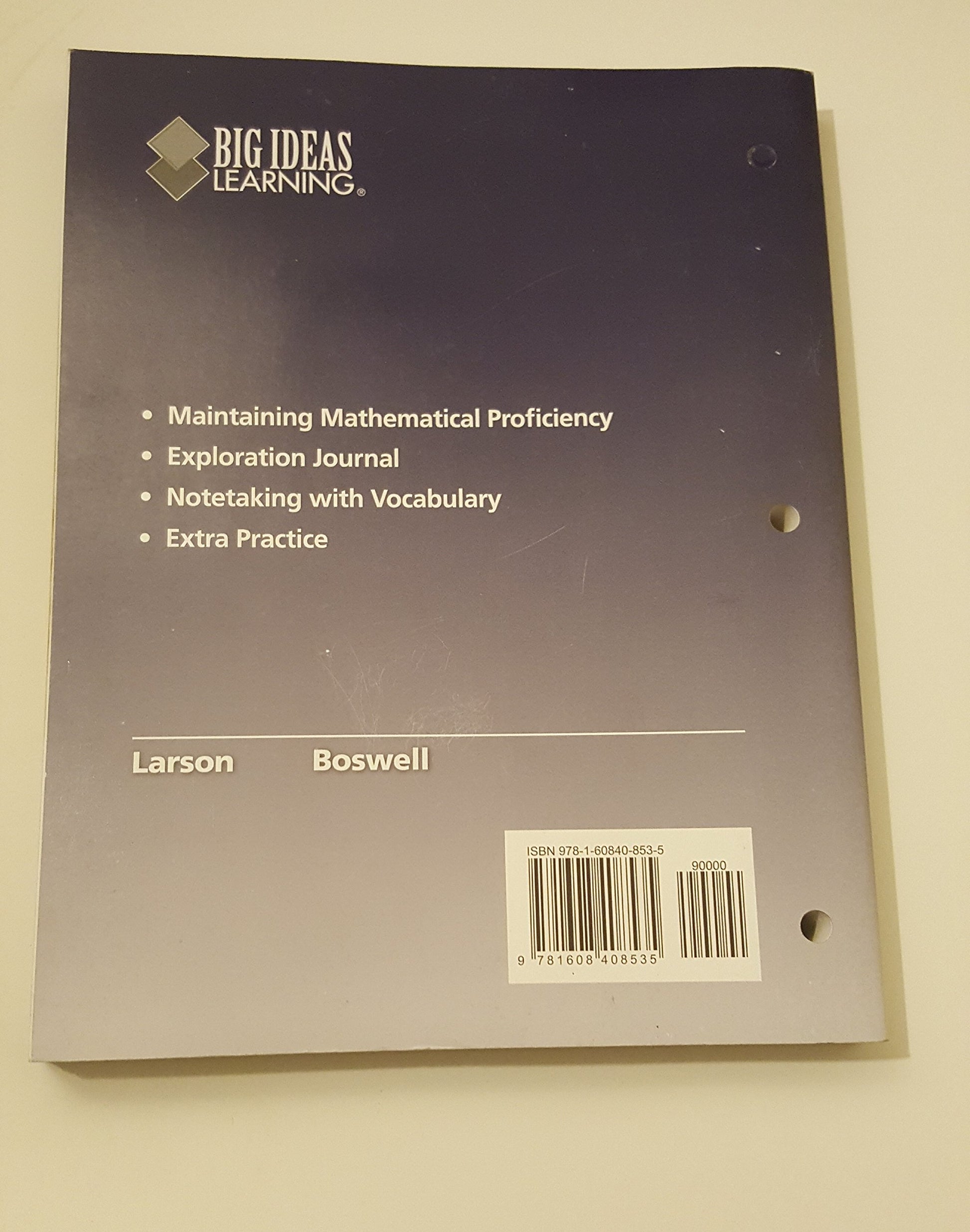 Big Ideas Math: Geometry Student Journal [Paperback] Big Ideas Learning