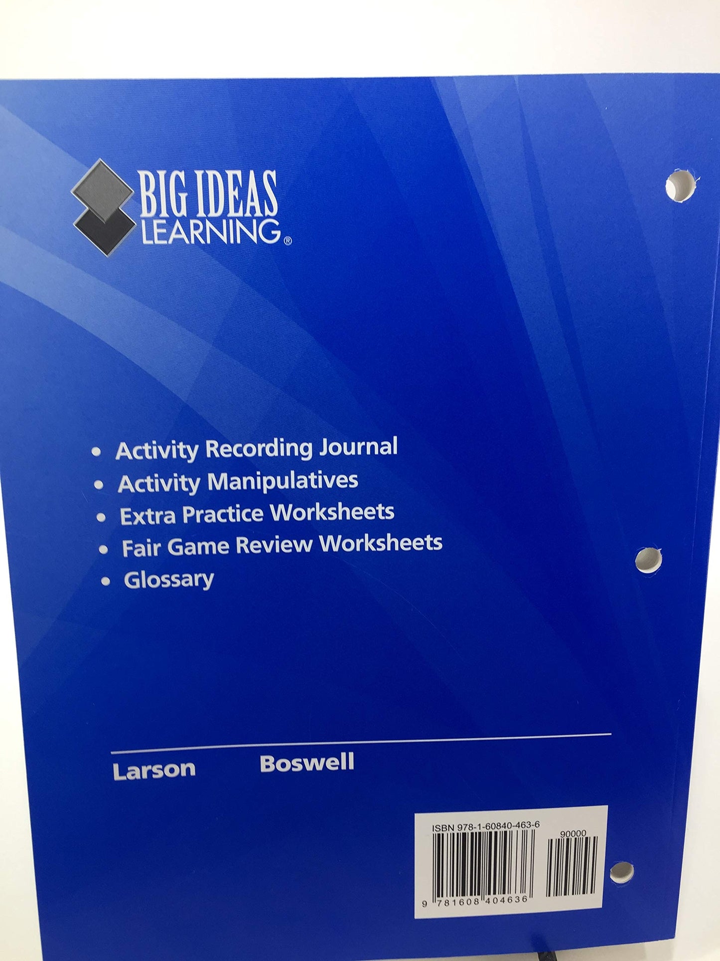 BIG IDEAS MATH: Record & Practice Journal Blue/Course 3 [Paperback]