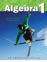 Algebra 1 [Hardcover] Richard J. Andres and Joyce Bernstein