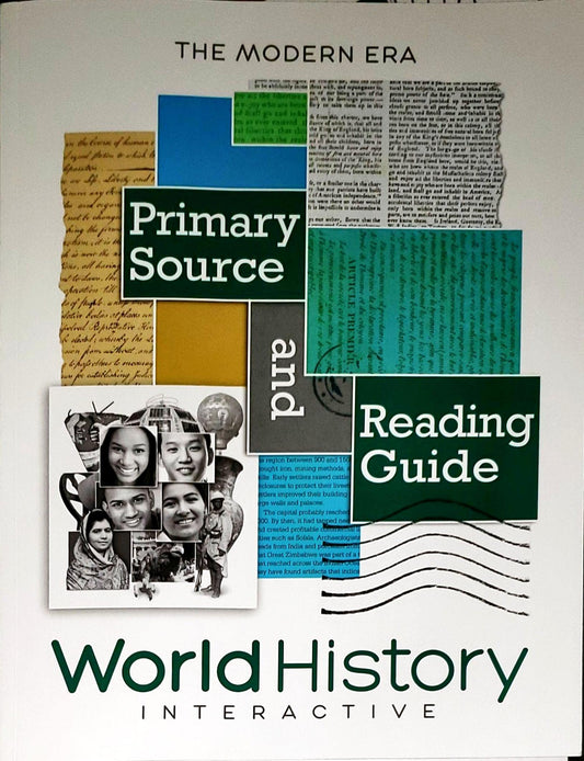 World History Interactive, The Modern Era, Primary Source and Reading Guide, c.2022, 9781418332945, 1418332941 [Paperback]