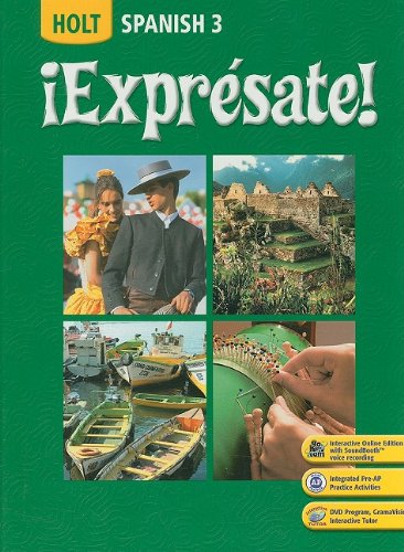 ¡Expresate!: Spanish 3 [Hardcover] HOLT, RINEHART AND WINSTON