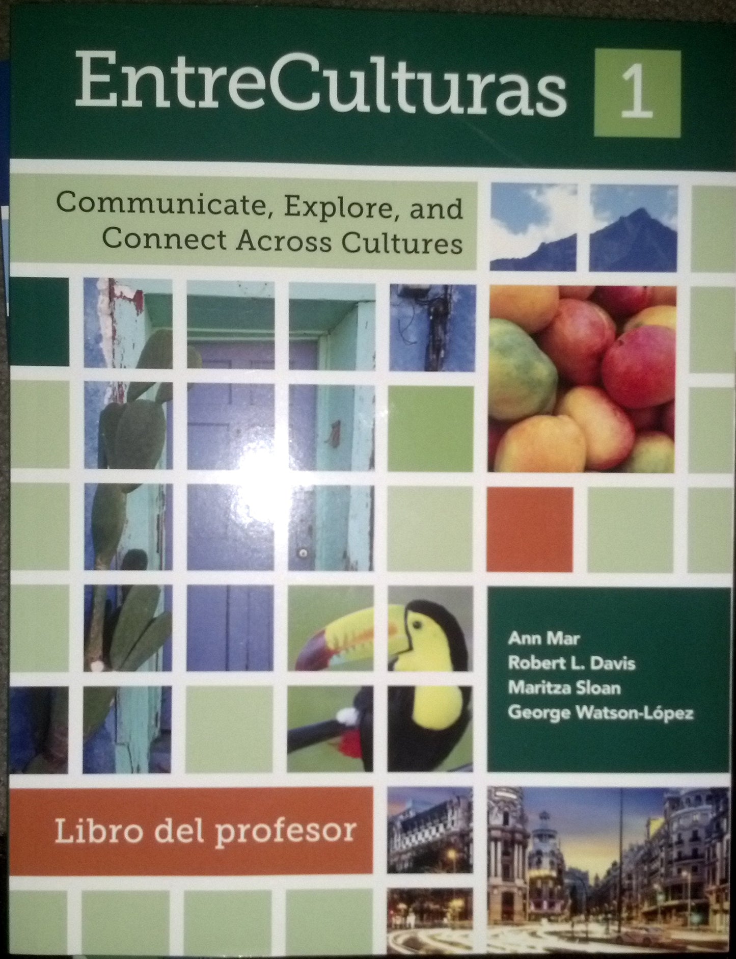 EntreCulturas 1, Teacher Edition Softcover (Spanish Edition) [Paperback]