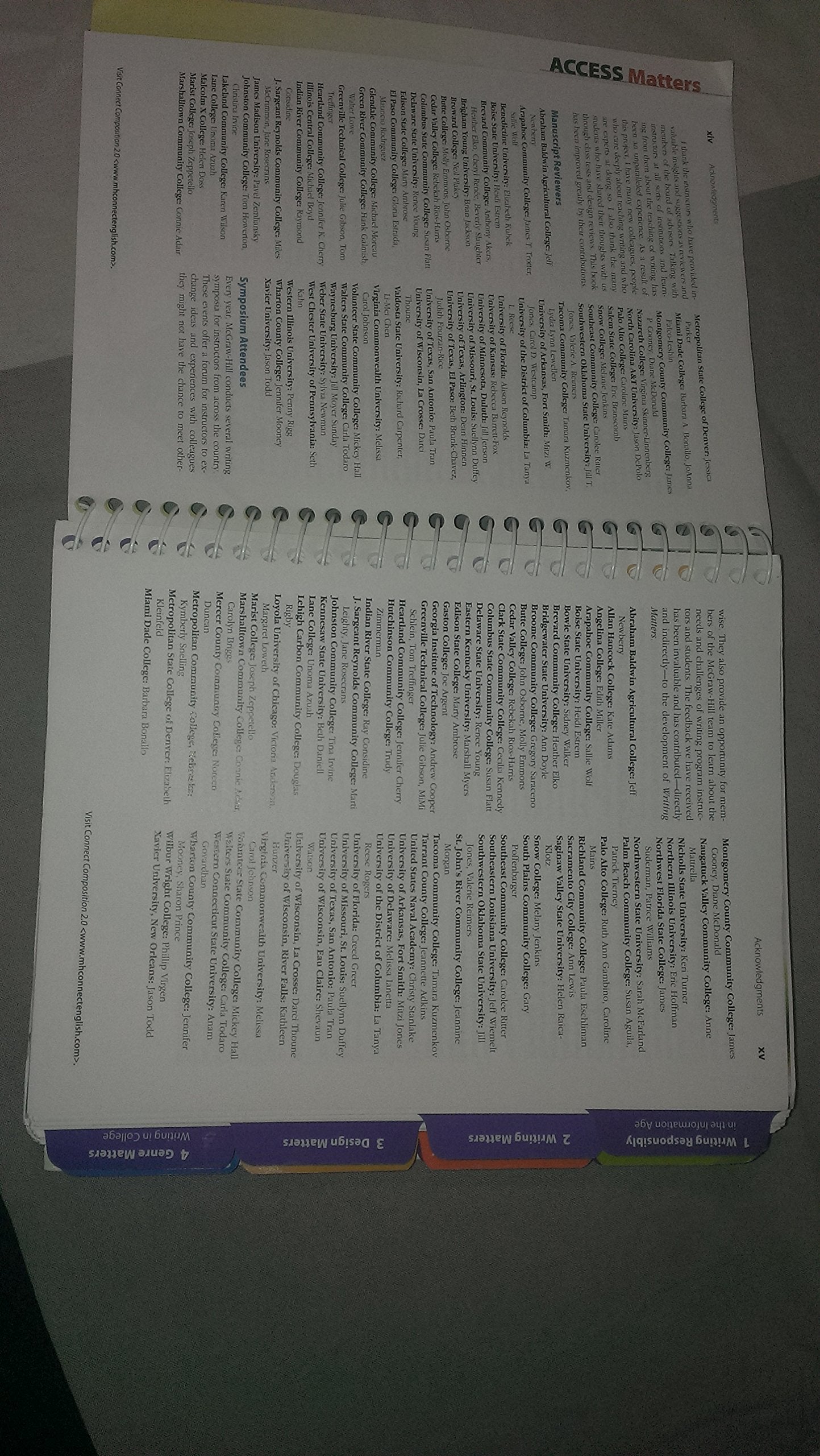 Writing Matters, tabbed (Spiral-bound) [Spiral-bound] rebecca-moore-howard