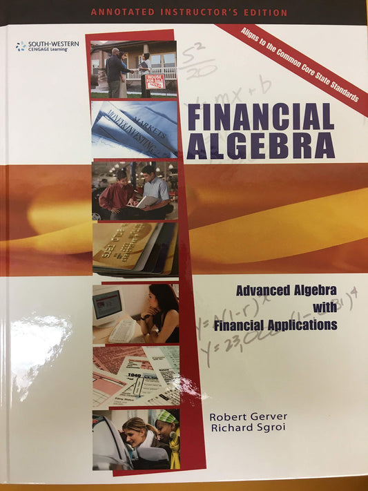 Aie Financial Alg Update [Hardcover] Gerver
