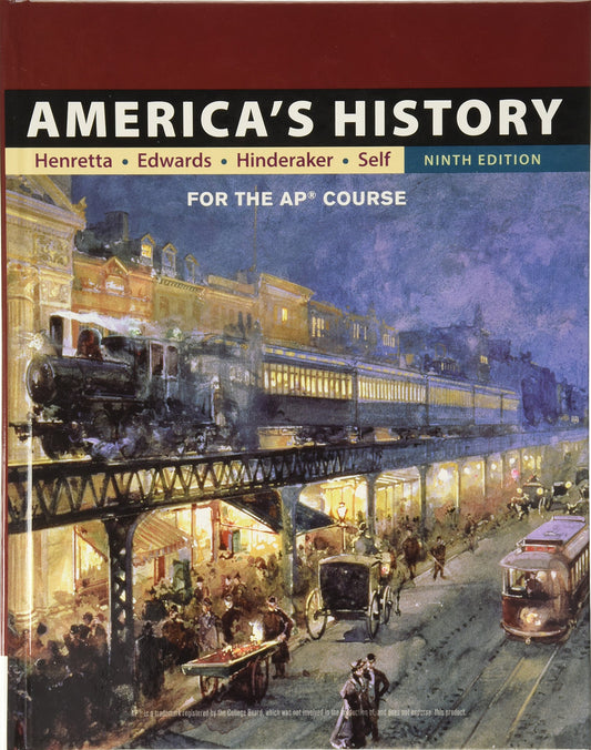 America\'s History: For the Ap* Course [Hardcover] Henretta, James; Hinderaker, Eric; Edwards, Rebecca and Self, Robert