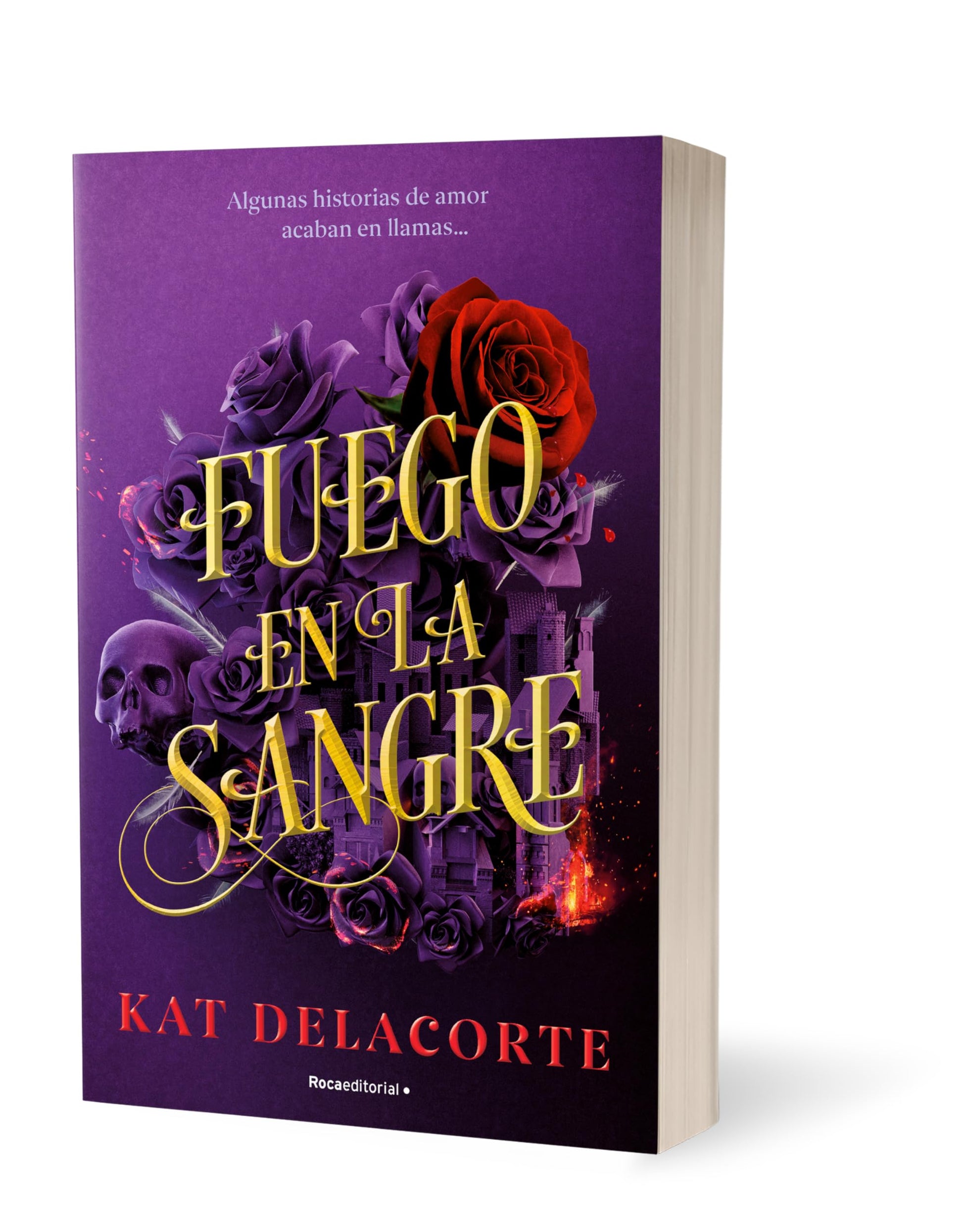 Fuego en la sangre / With Fire in Their Blood (Spanish Edition) [Paperback] Delacorte, Kat