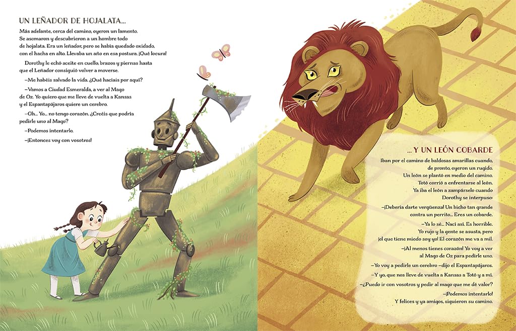 El maravilloso mago de Oz / The Wonderful Wizard of Oz (Spanish Edition) [Hardcover] Oro, Begoña; Baum, L. Frank and Pàmpols, Laia