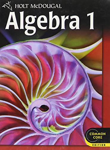 Algebra 1 Common Core [Hardcover] Holt Mcdougal