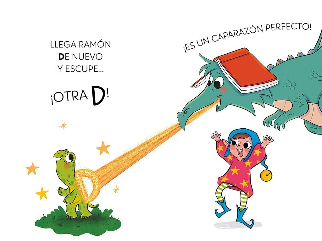 PHONICS IN SPANISH-Un duende, un dragón y un problema ¿con solución? / An Elf, a Dragon, and a Problem... With a Solution? The Letters Dragon 3 (El dragón de las letras) (Spanish Edition) [Paperback] Oro, Begoña and Elm, Keila