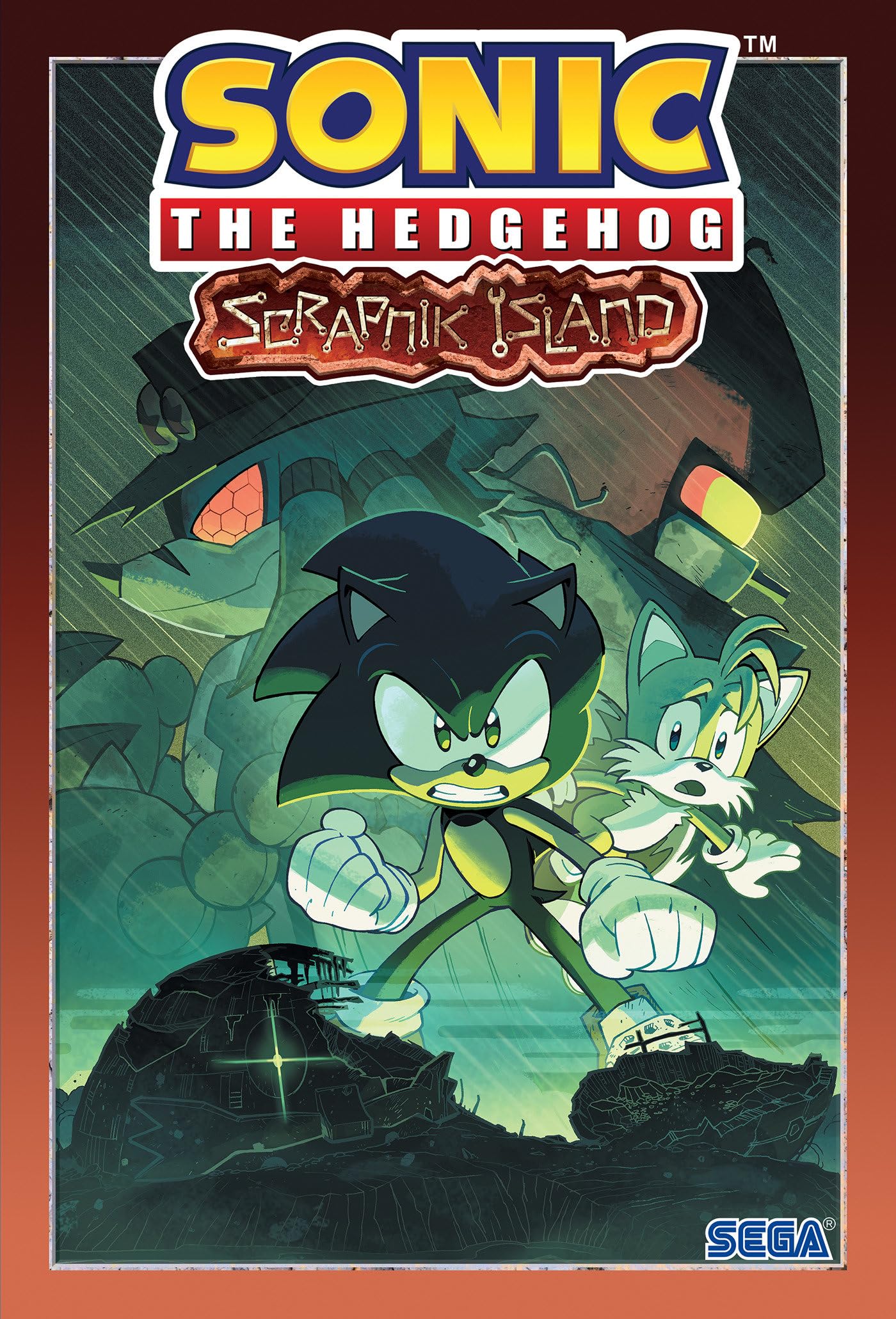 Sonic the Hedgehog: Scrapnik Island [Paperback] Barnes, Daniel and Lawrence, Jack