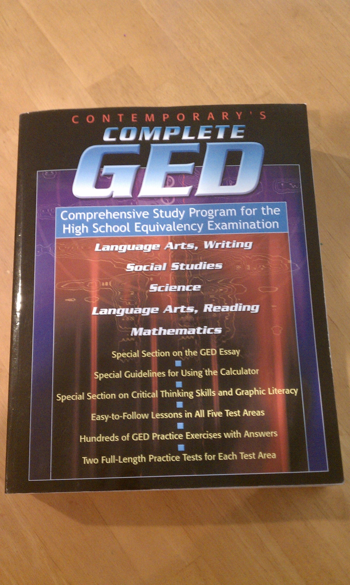 Contemporary\'s Complete Ged: Comprehensive Study Program for the High School Equivalency Examination Linda W. Nelson; Kathleen D. Mikkin; Suzanne E. Rausch; Janice S. Phillips and Patricia Mulcrone