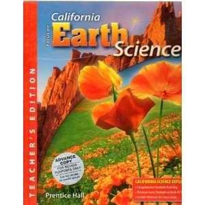 Focus on Earth Science - California, Teacher\'s Edition [Hardcover] Jan Jenner