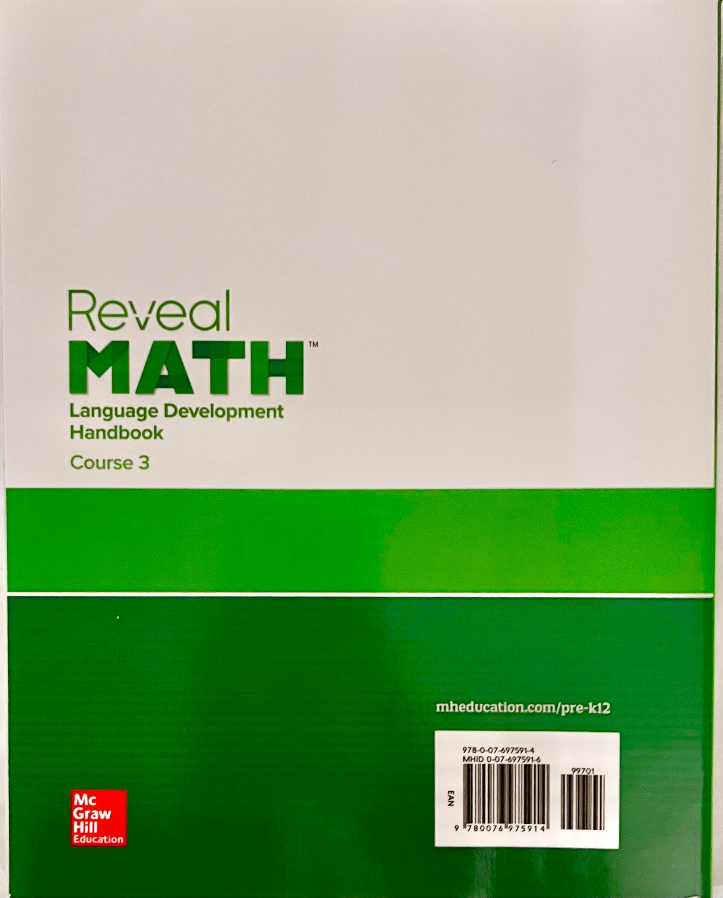 LANGUAGE DEVELOPMENT HANDBOOK COURSE 3 TEACHER EDITION Mhe Mhe