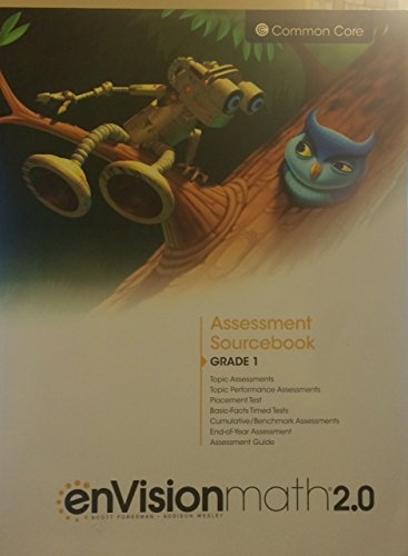 enVision Math 2.0 Assessment Sourcebook Grade 1 [Unknown Binding] Scott Foresman