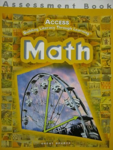 Great Source Access Esl Assessment Book Grades 6 - 8 [Hardcover] Great Source