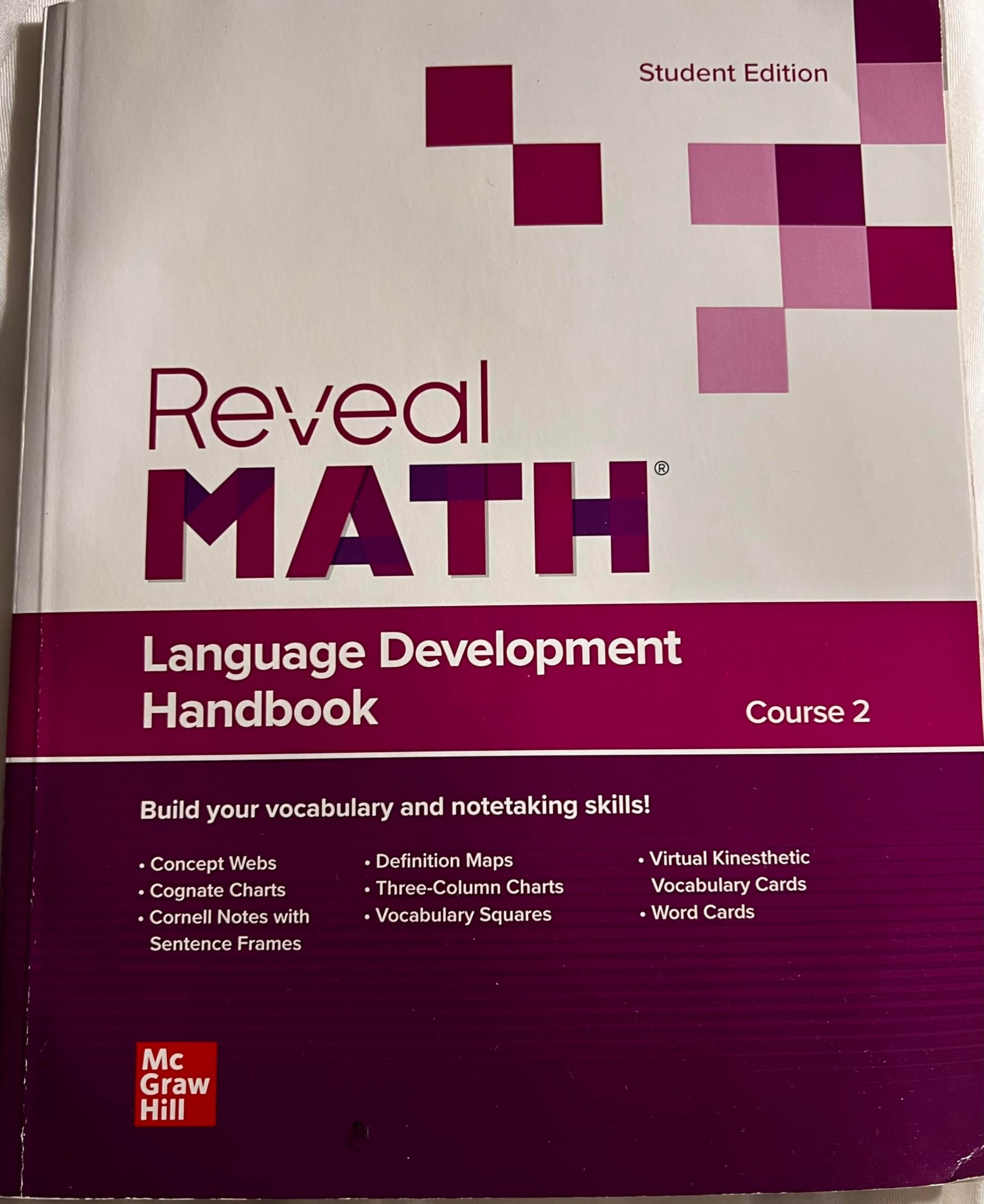 Reveal Math Course 2, Language Development Handbook, Student Edition (MATH APPLIC & CONN CRSE) [Paperback] McGraw Hill