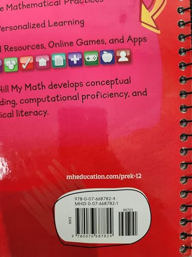 McGraw-Hill My Math Teacher Edition Grade 1 Volume 1 [Paperback] McGraw-Hill Education
