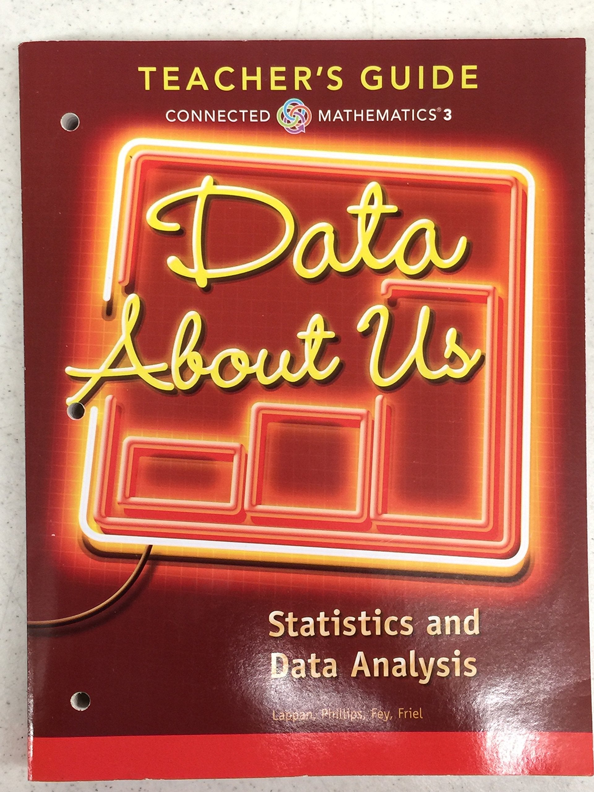 Teacher\'s Guide: Data About Us: Statistics and Data Analysis [Paperback] Glenda Lappan