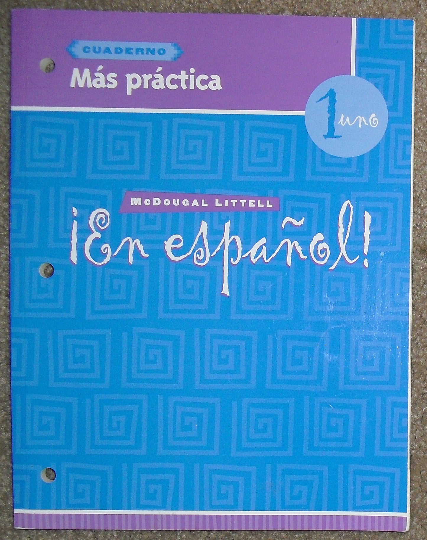 En Espanol: Level 1 Mas Practica Cuaderno (Spanish Edition) Gahala, Estella and Carlin
