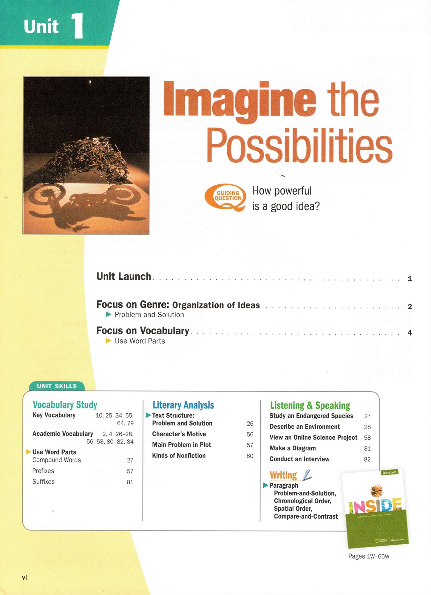 Inside D: Reading & Language Student Book (Inside, Legacy) Moore, David W; Short, Deborah J; Tatum, Alfred W; Tinajero, Josefina Villamil and Bernabei, Gretchen