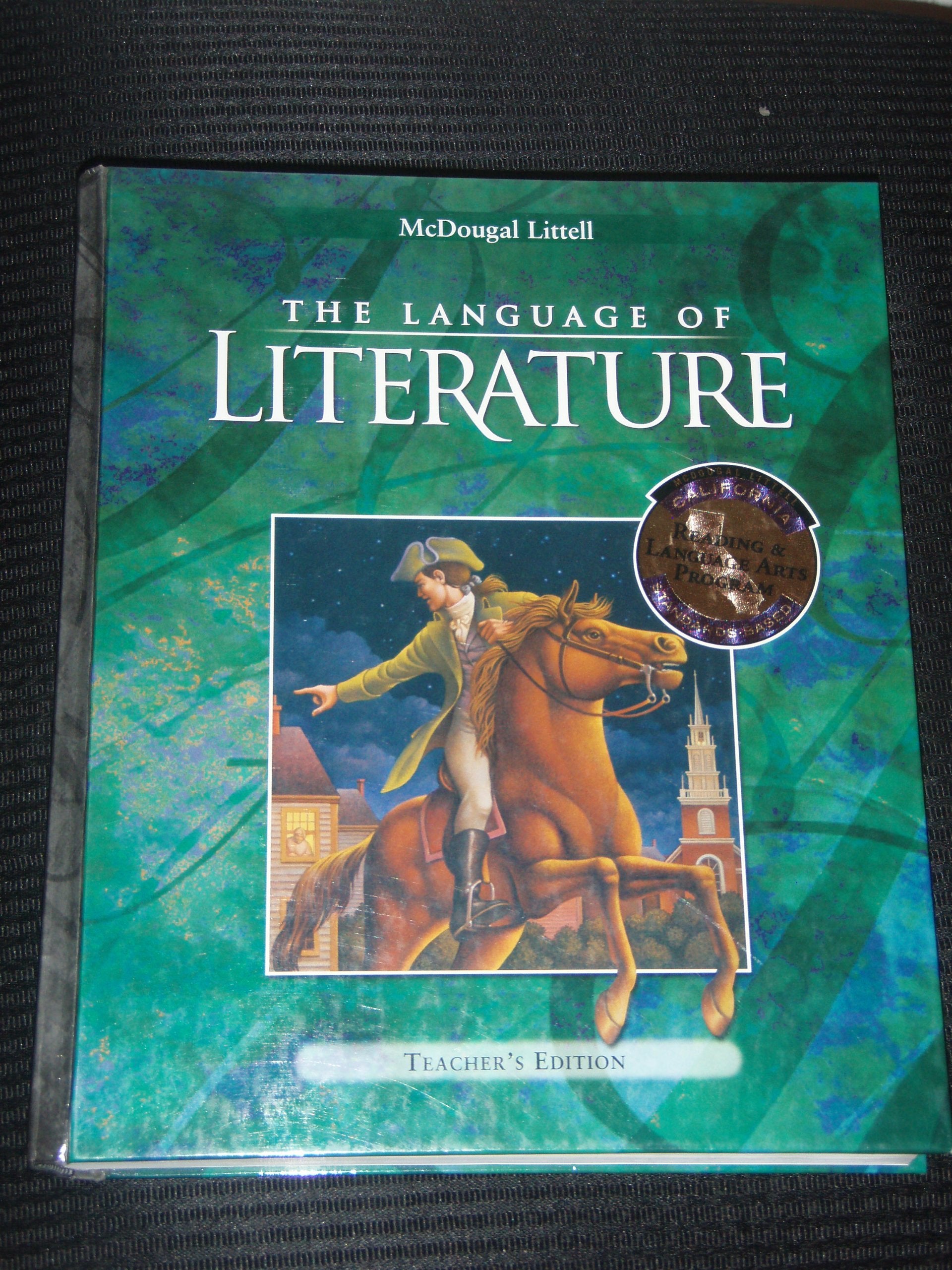 McDougal Littell Language of Literature California: Teachers Edition Grade 8 2002 [Hardcover] Cathy Barkett et al
