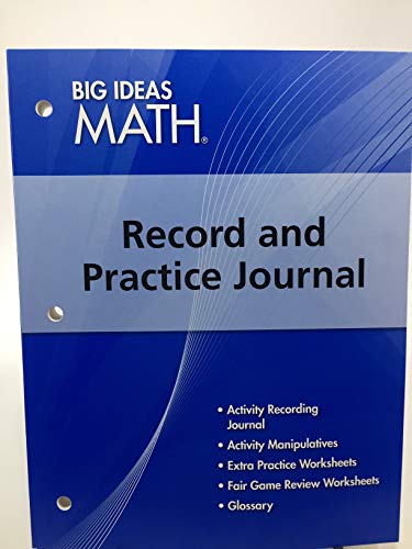 BIG IDEAS MATH: Record & Practice Journal Blue/Course 3 [Paperback]