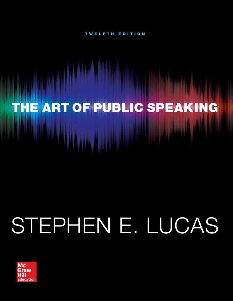 The Art of Public Speaking (Communication) Standalone Book [Paperback] Lucas, Stephen E.