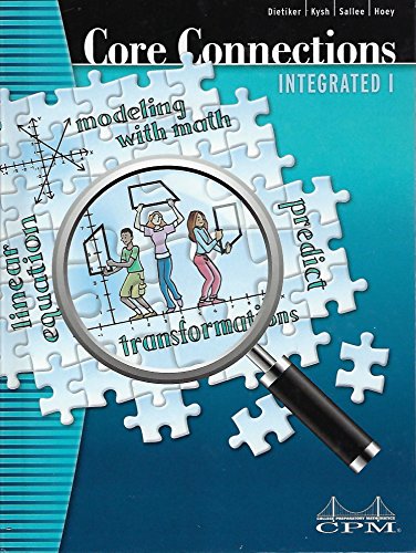 Modeling with Math Core Connections Integrated I [Hardcover] Judith Kysh