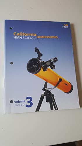 Student Edition Interactive Worktext Volume 3 Grade 8 2020 (Science Dimensions) Houghton Mifflin Harcourt