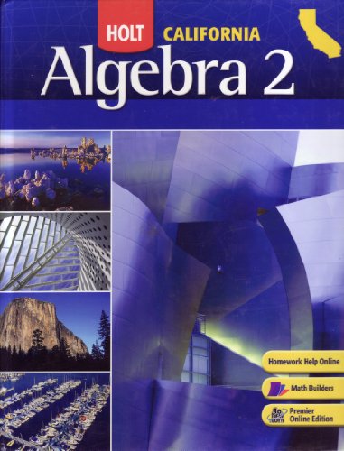 Holt Algebra 2: Student Edition Algebra 2 2008 [Hardcover] HOLT, RINEHART AND WINSTON
